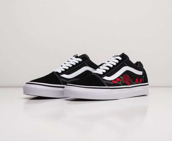 VANS Old Skool Flower Black KEDRED